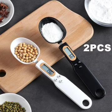 1個 CYCG デジタルキッチンスケール LCDディスプレイ付き、0.1g精度＆タレ機能、500g/17oz容量、電池式（AA）-ABS製 重量計、紅茶/コーヒー、薬用、携帯用グラムスケール シンタークラース